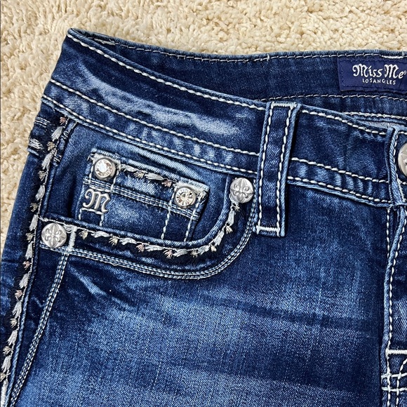 Miss Me Dark Blue Boot Cut Jeans - Picture 8 of 14